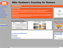 Tablet Screenshot of mkcoaching.com